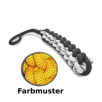 Schlepptau - L - gelb mit roten Punkten